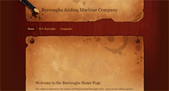 Desktop Screenshot of burroughsinfo.com