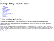 Tablet Screenshot of burroughsinfo.com